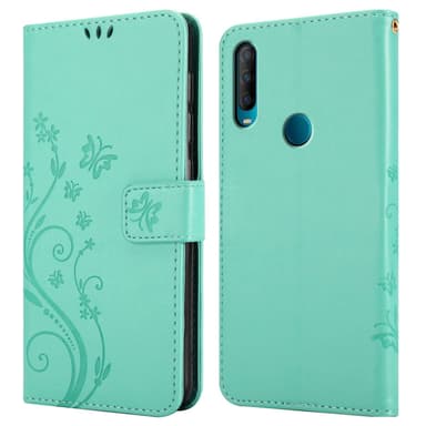 Alcatel 1S 2020 Plånboksfodral Skal (Turkos)