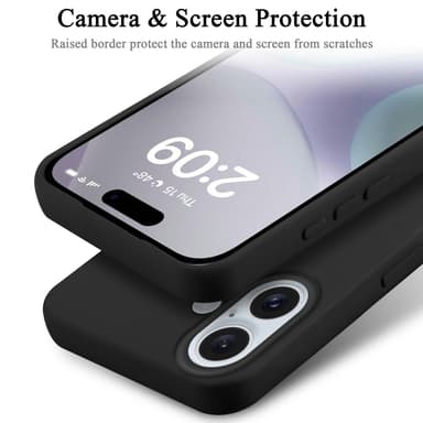 iPhone 16 PLUS Skal Fodral Case (Svart)
