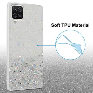 Samsung Galaxy A12 / M12 Skal Fodral Case (Transparent)