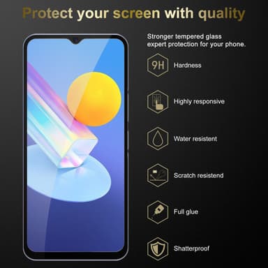 Vivo Y52 5G / Y72 5G Skyddsglas Skyddsfilm Skärmskydd
