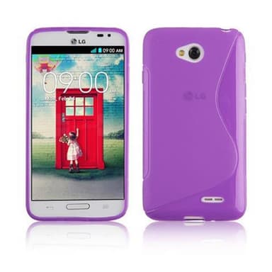 LG L70 (1. SIM) Skal Fodral Case (Lila)