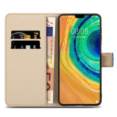 Huawei MATE 30 Plånboksfodral Skal (Blå)