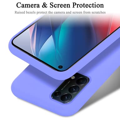 Oppo FIND X3 LITE Skal Fodral Case (Lila)