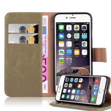 iPhone 6 / 6S Plånboksfodral Skal (Brun)