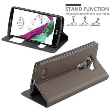 LG G4 / G4 PLUS Plånboksfodral Skal (Brun)