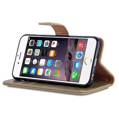 iPhone 6 / 6S Plånboksfodral Skal (Brun)