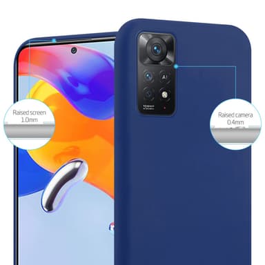 Skal Xiaomi RedMi NOTE 11 PRO 4G / 5G Fodral Case (Blå)