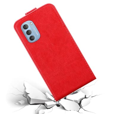 Motorola MOTO G51 5G Flipfodral Skal (Röd)