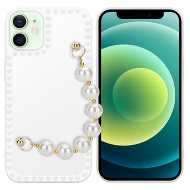 iPhone 12 MINI Skal Fodral Case (Vit)