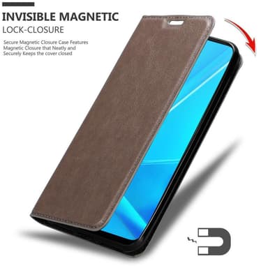 Oppo A92 Skal Fodral Case (Brun)