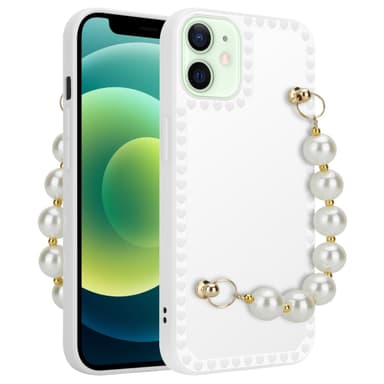 iPhone 12 MINI Skal Fodral Case (Vit)