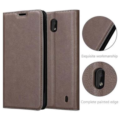 Nokia 1 PLUS Skal Fodral Case (Brun)