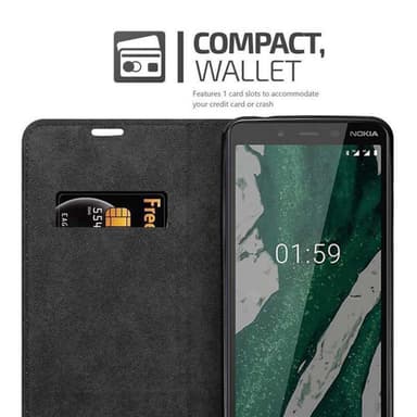 Nokia 1 PLUS Skal Fodral Case (Brun)