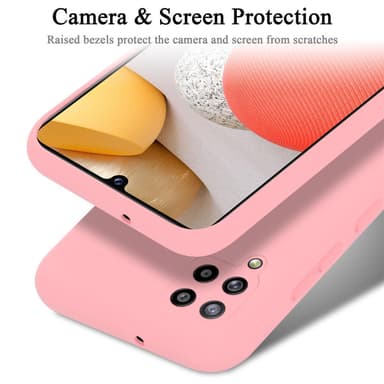 Samsung Galaxy A42 4G Skal Fodral Case (Rosa)
