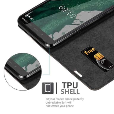 Nokia 1 PLUS Skal Fodral Case (Brun)