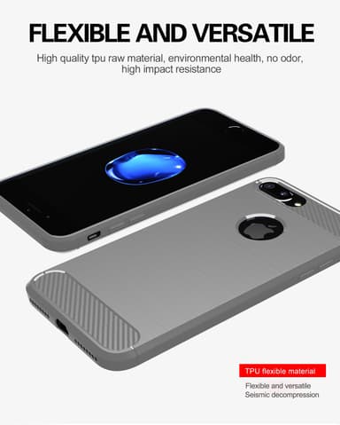 iPhone 7 PLUS / 7S PLUS Skal Fodral Case (Grå)