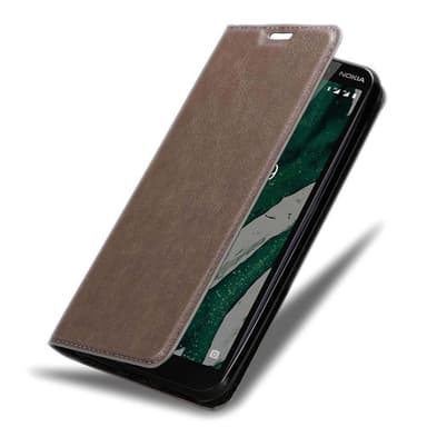 Nokia 1 PLUS Skal Fodral Case (Brun)