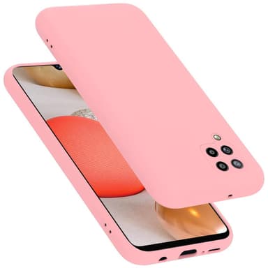 Samsung Galaxy A42 4G Skal Fodral Case (Rosa)