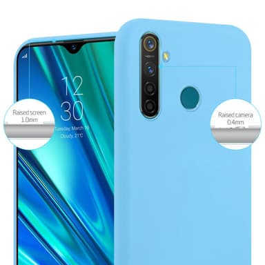 Skal Realme 5 PRO / Realme Q Fodral Case (Blå)