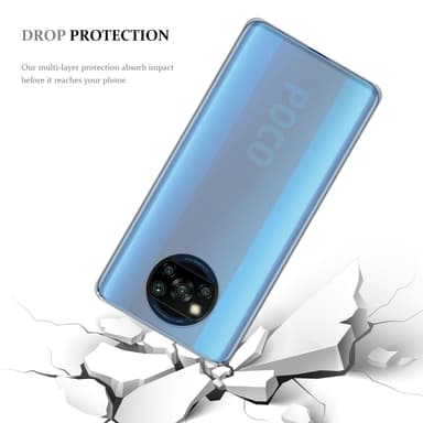 Xiaomi POCO X3 NFC Skal Fodral Case (Transparent)