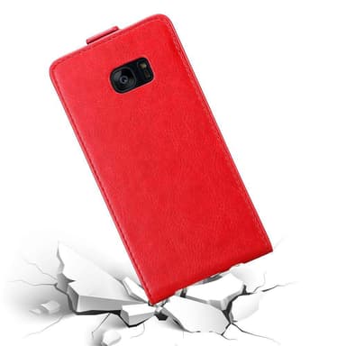 Samsung Galaxy S7 EDGE Flipfodral Skal (Röd)