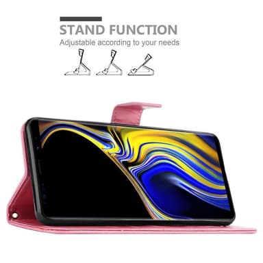 Samsung Galaxy NOTE 9 Plånboksfodral Skal (Rosa)