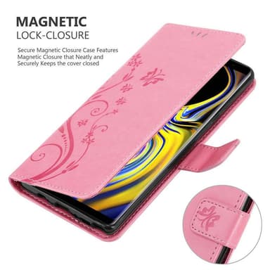 Samsung Galaxy NOTE 9 Plånboksfodral Skal (Rosa)