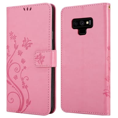 Samsung Galaxy NOTE 9 Plånboksfodral Skal (Rosa)