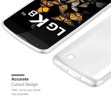 Skal LG K8 2016 Fodral Case (Silver)