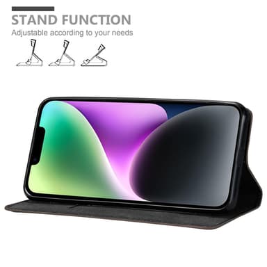 iPhone 14 Skal Fodral Case (Brun)