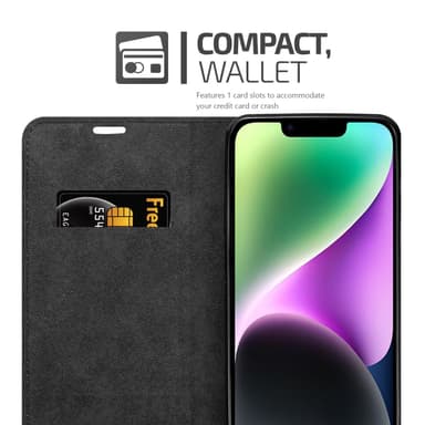 iPhone 14 Skal Fodral Case (Brun)