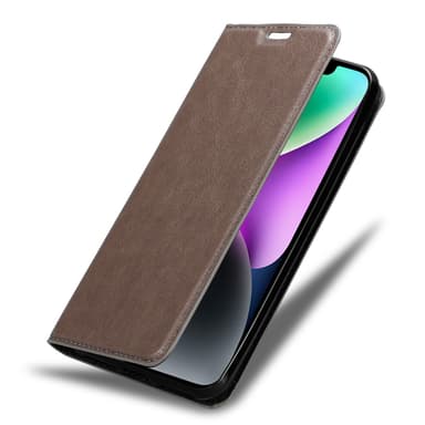 iPhone 14 Skal Fodral Case (Brun)