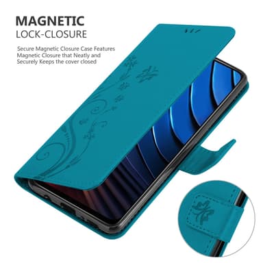 Xiaomi POCO X3 GT Plånboksfodral Skal (Blå)