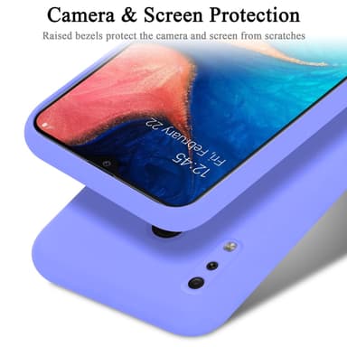 Samsung Galaxy A20 / A30 / M10s Skal Fodral Case (Lila)