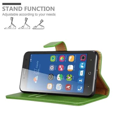 ZTE Blade L7 Plånboksfodral Skal (Grön)