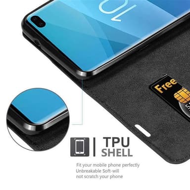 Samsung Galaxy S10 PLUS Skal Fodral Case (Svart)