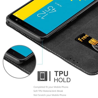 Samsung Galaxy J6 2018 Skal Fodral Case (Svart)