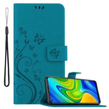 Xiaomi RedMi NOTE 9 Plånboksfodral Skal (Blå)