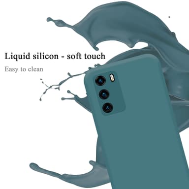 Huawei P40 Skal Fodral Case (Grön)