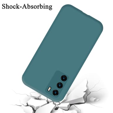 Huawei P40 Skal Fodral Case (Grön)