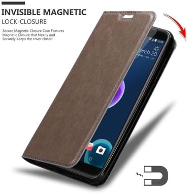 HTC Desire 12 Skal Fodral Case (Brun)