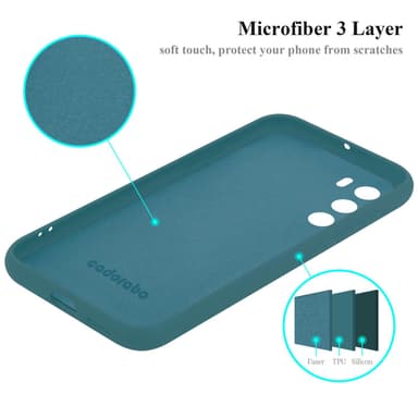 Huawei P40 Skal Fodral Case (Grön)