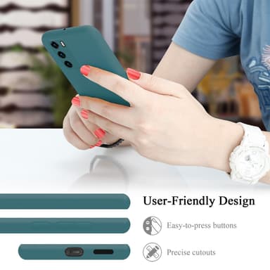 Huawei P40 Skal Fodral Case (Grön)