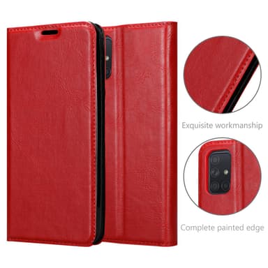 Samsung Galaxy A72 4G / 5G Skal Fodral Case (Röd)