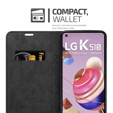 LG K51S Skal Fodral Case (Brun)