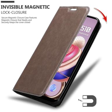 LG K51S Skal Fodral Case (Brun)