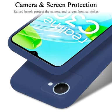 Realme C30 / Narzo 50i PRIME Skal Fodral Case (Blå)