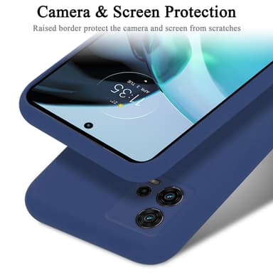Motorola MOTO G72 Skal Fodral Case (Blå)