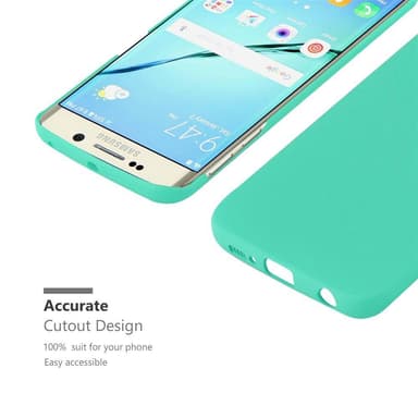 Samsung Galaxy S6 EDGE Skal Fodral Case (Grön)