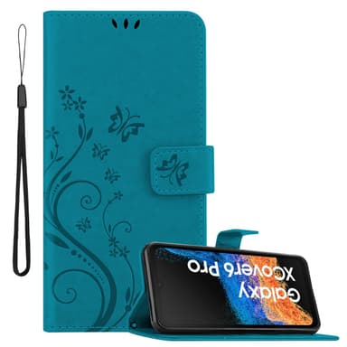 Samsung Xcover 6 Pro Plånboksfodral Skal (Blå)